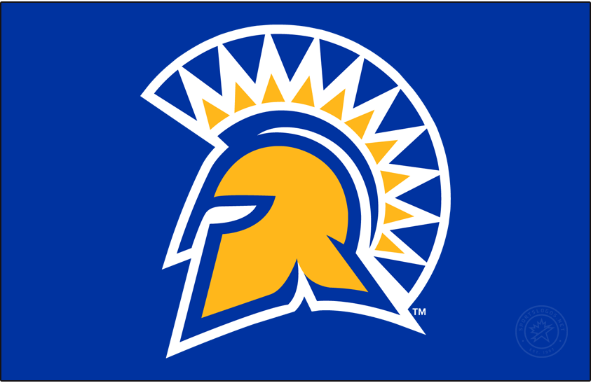 San Jose State Spartans 2018-Pres Primary Dark Logo iron on transfers for T-shirts
